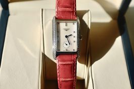 LONGINES DOLCE VITA EDELSTAHL MIT BRILLANTEN - 3 X GETRAGEN