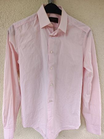 Louis Vuitton LV Monogram Hemd  Pastellrosa Gr. L/Fitted 40