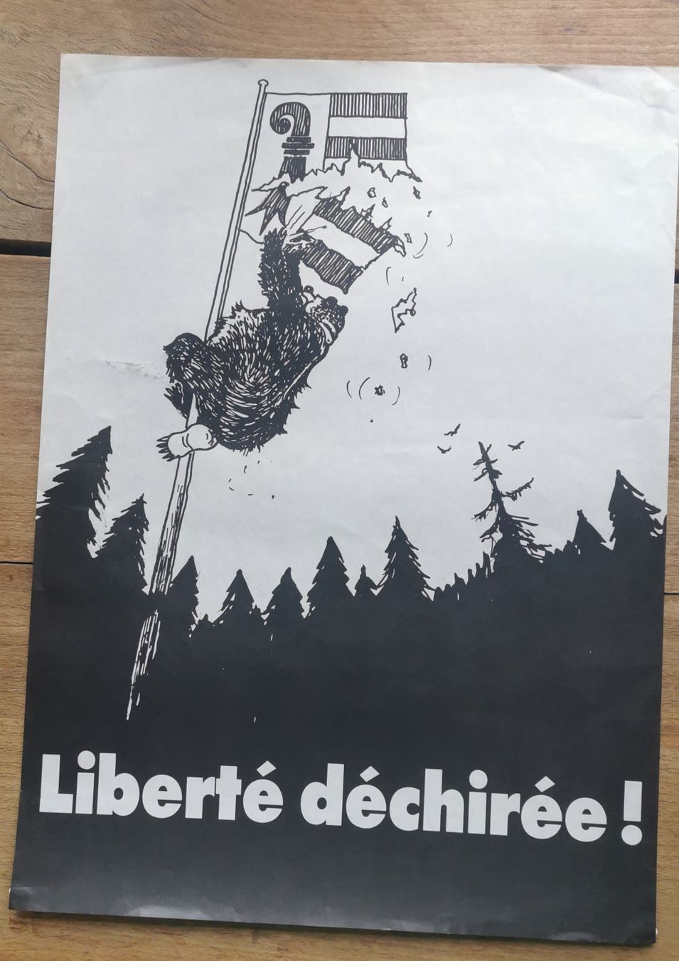 Foto & Immagini: Affiche rare Groupe Bélier, Jura libre – Usato da Lajoux JU venduto da romaingogniat
