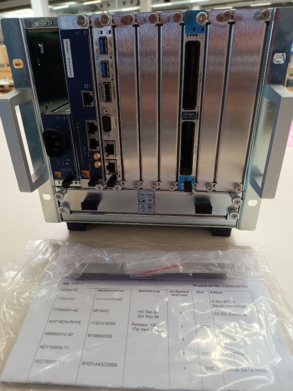 Elektronikbauteile: Power Bridge Computer MTCA-7S-PH1 6-Slot MTCA, als defekt – Defekt aus Döttingen von Schlei