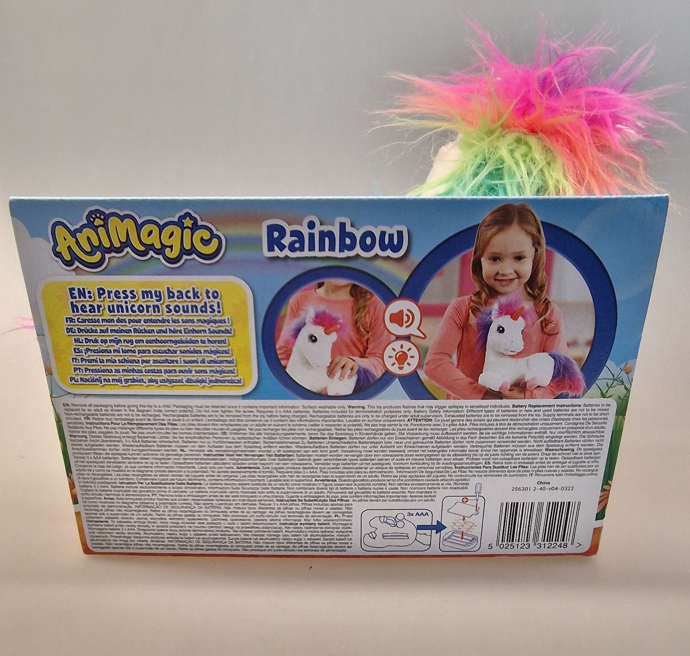Giocattoli: Animagic Rainbow Einhorn Neu – Nuovo e nell'imballaggio originale da Oberuzwil venduto da aseinkaufswelt 1