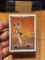 2026 Disney Topps Chrome Timon Sketch Signed Lion King Pop 1