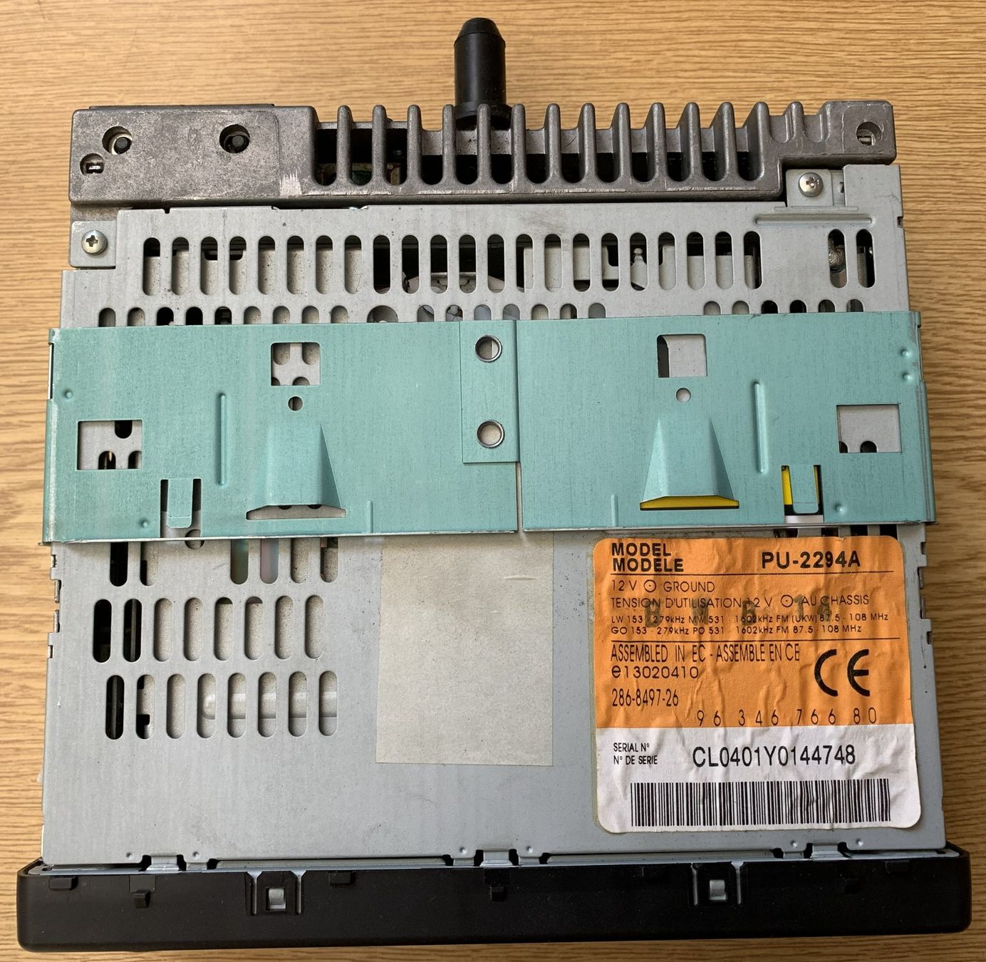 Radio: Autoradio CD Player PU-2294A Peugeot – Usato da Hunzenschwil venduto da JDmeetsRIC 1