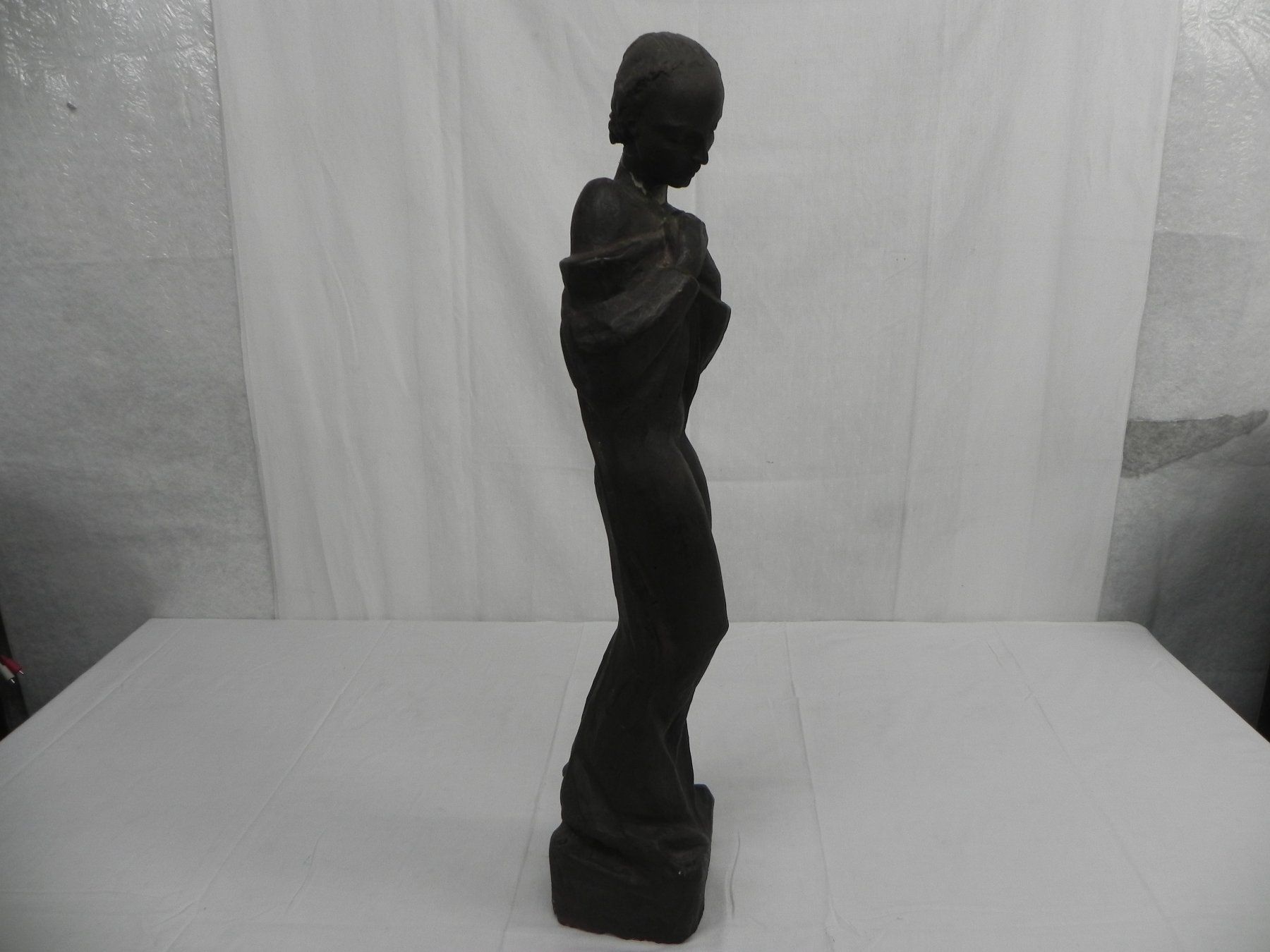 Sculture & Statue: Antike Ton Figur Elegante Frau – Usato da Basel venduto da sellout007 2