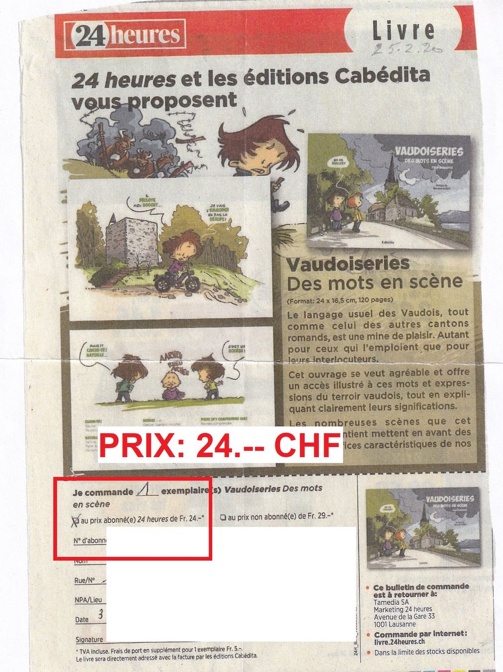 Fumetti: VAUDOISERIES - des mots en scène – Nuovo (secondo la descrizione) da Bern venduto da scorpionmaximus 1