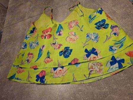 Haut - top fluide vert vif taille 38 marque Asos