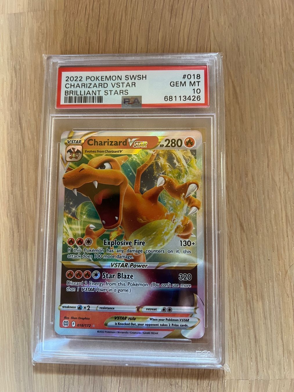 Pokémon Carte collezionabili: Pokémon - Sword & Shield Brilliant Stars Charizard PSA 10 – Usato da Locarno venduto da cla_gl6h