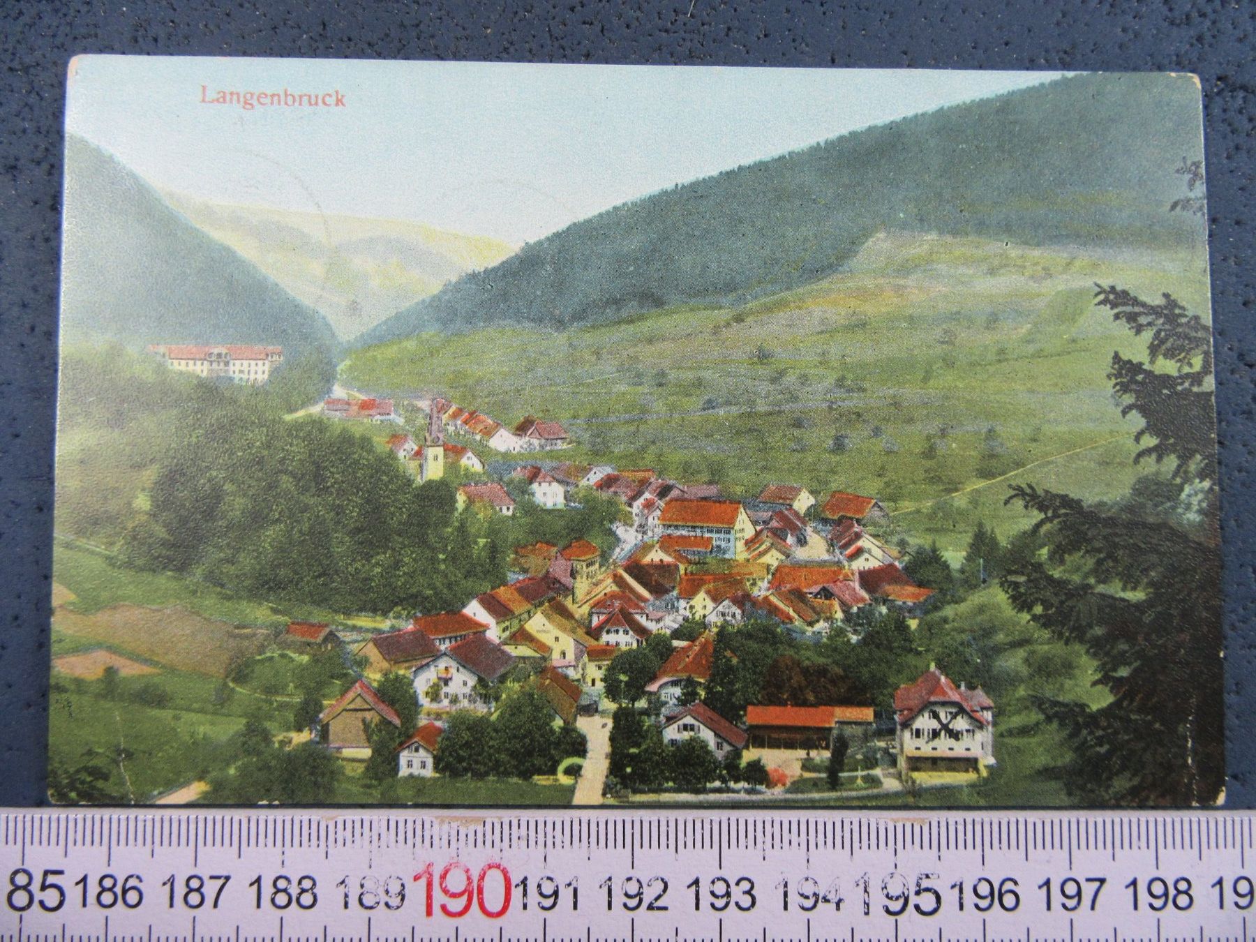 Ansichtskarten: LANGENBRUCK 1906 BL AK – Gebraucht aus Ettingen von Hausi4711