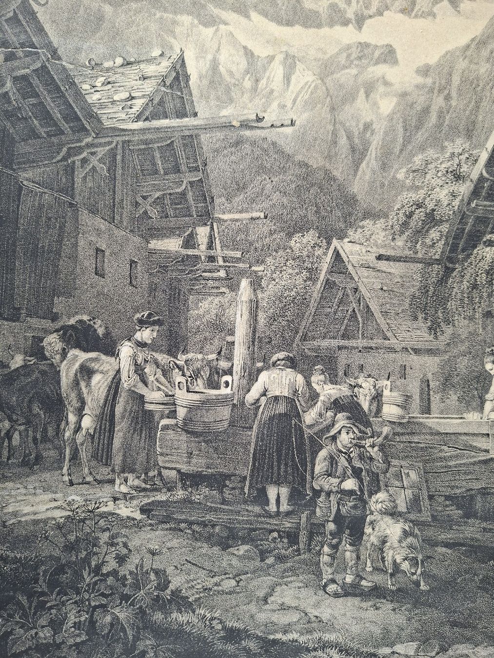 Incisioni: Sehr grosser Stich, Der Morgen.  – Usato da Grindelwald venduto da carro5 2