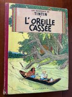antikes Les Aventures TINTIN Band  L'Oreille Cassée um 1961