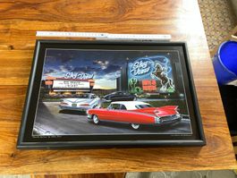 Cadillac Chevrolet Bild mit Beleuchtung Lichter USA Oldtimer