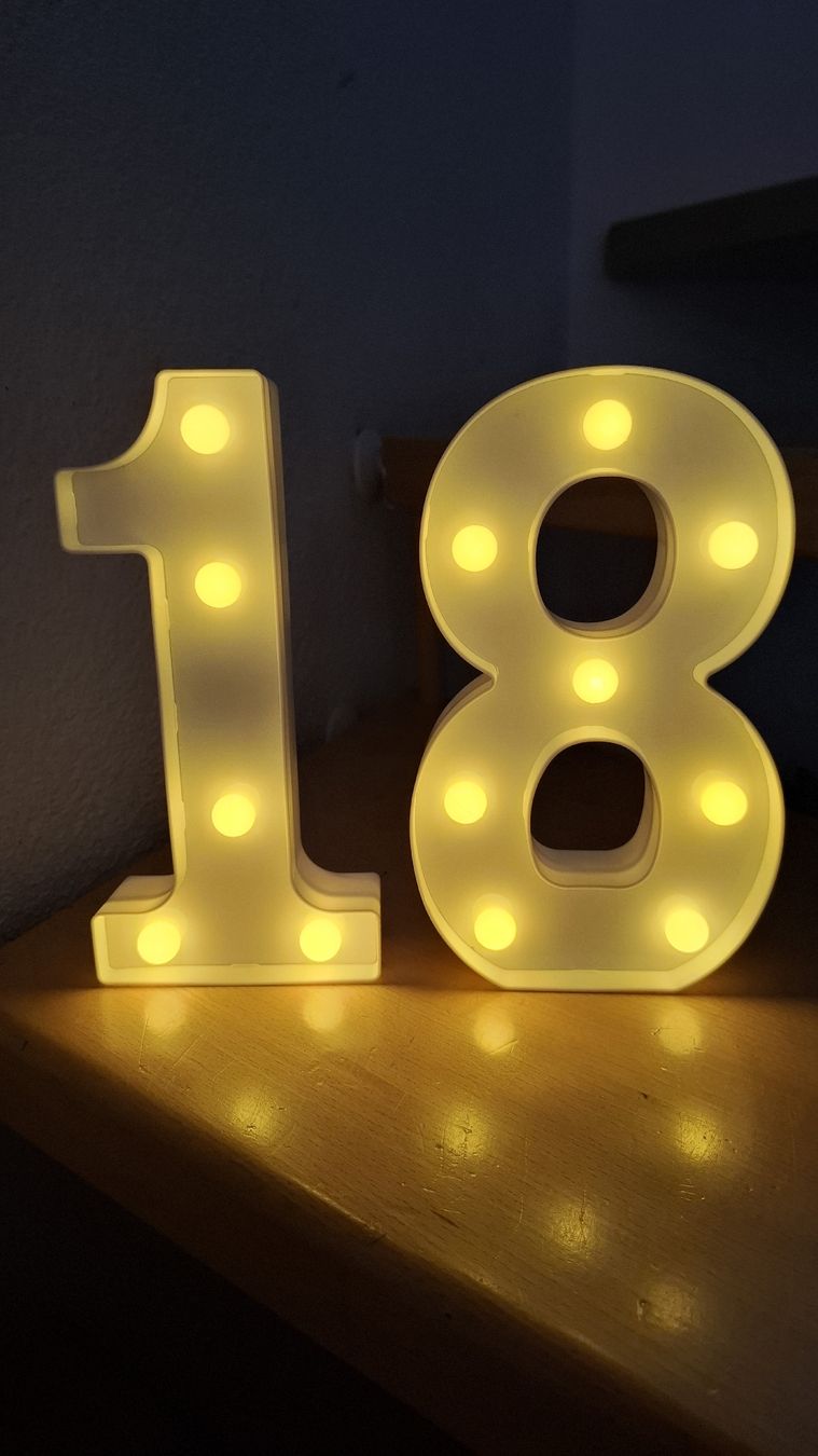 Tutte le decorazioni: Leuchtbuchstaben Deko 18 – Usato da Balzers venduto da mackfose