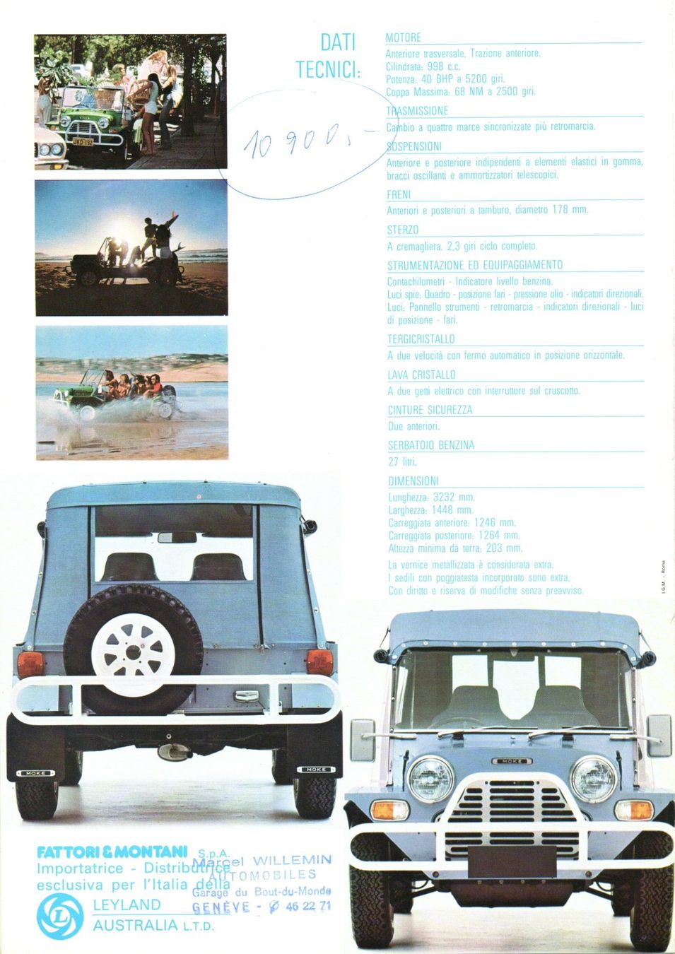 Mini Autos: Mini Moke - Original Prospekt – Neu (gemäss Beschreibung) aus Malans GR von Chueche427 2