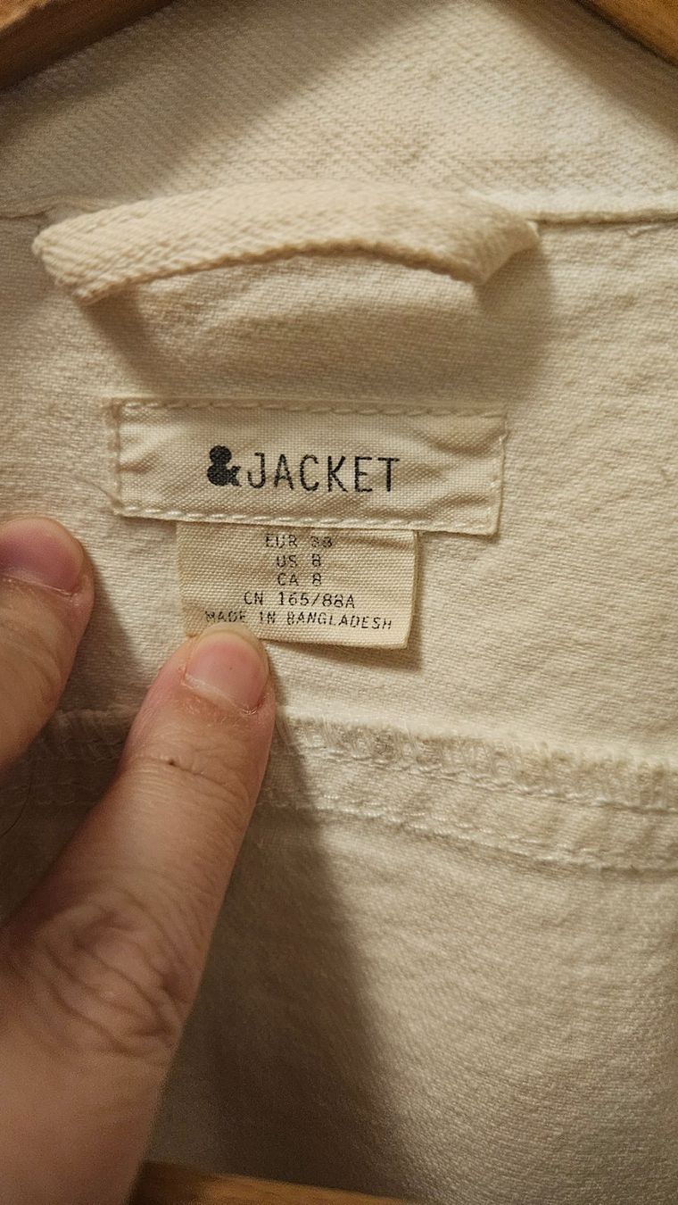 Giacche: Giacca corta in cotone bianco tg.38 Jacket – Usato da Melano venduto da H-Sara 2