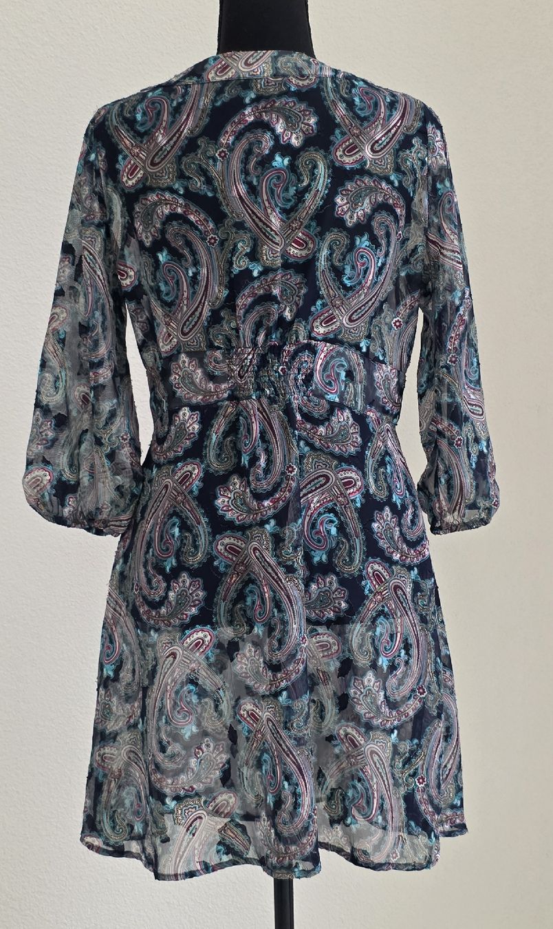 Kleider: Kleid mit Paisley-Muster Gr M ,Transparent  – Gebraucht aus Rheinsulz von Gilea 3