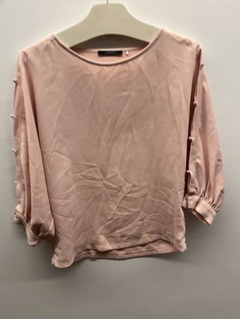 Leichte Bluse in Lachsrosa von Esprit mit Fledermausärmeln