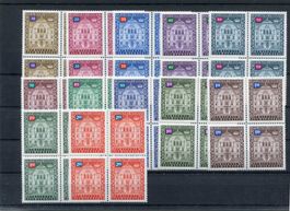FL 1976 Nr. D 60 - 71 im V'block postfr.