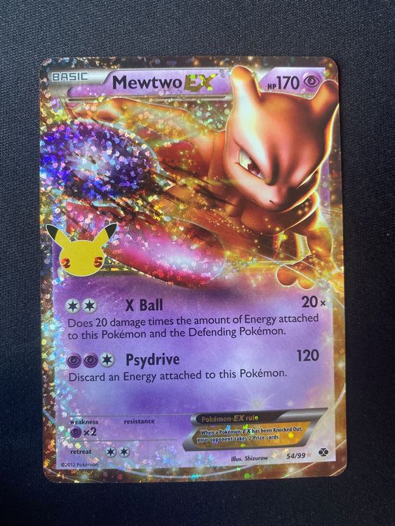 Mewtwo EX 54 - Mewtwu - Ultra Rare - Celebrations - EN (Neu (gemäss ...