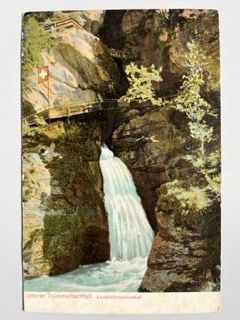 Cartoline postali: Unterer Trümmelbachfall Lauterbrunnental – Usato da Sargans venduto da nicsam1815
