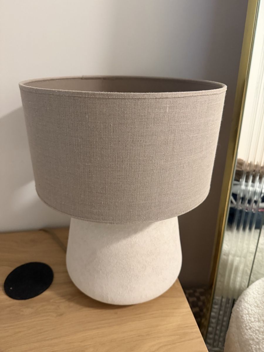 Lampen: Table Lamps with Textured Fabric Shade – Gebraucht aus Zürich von catfuso