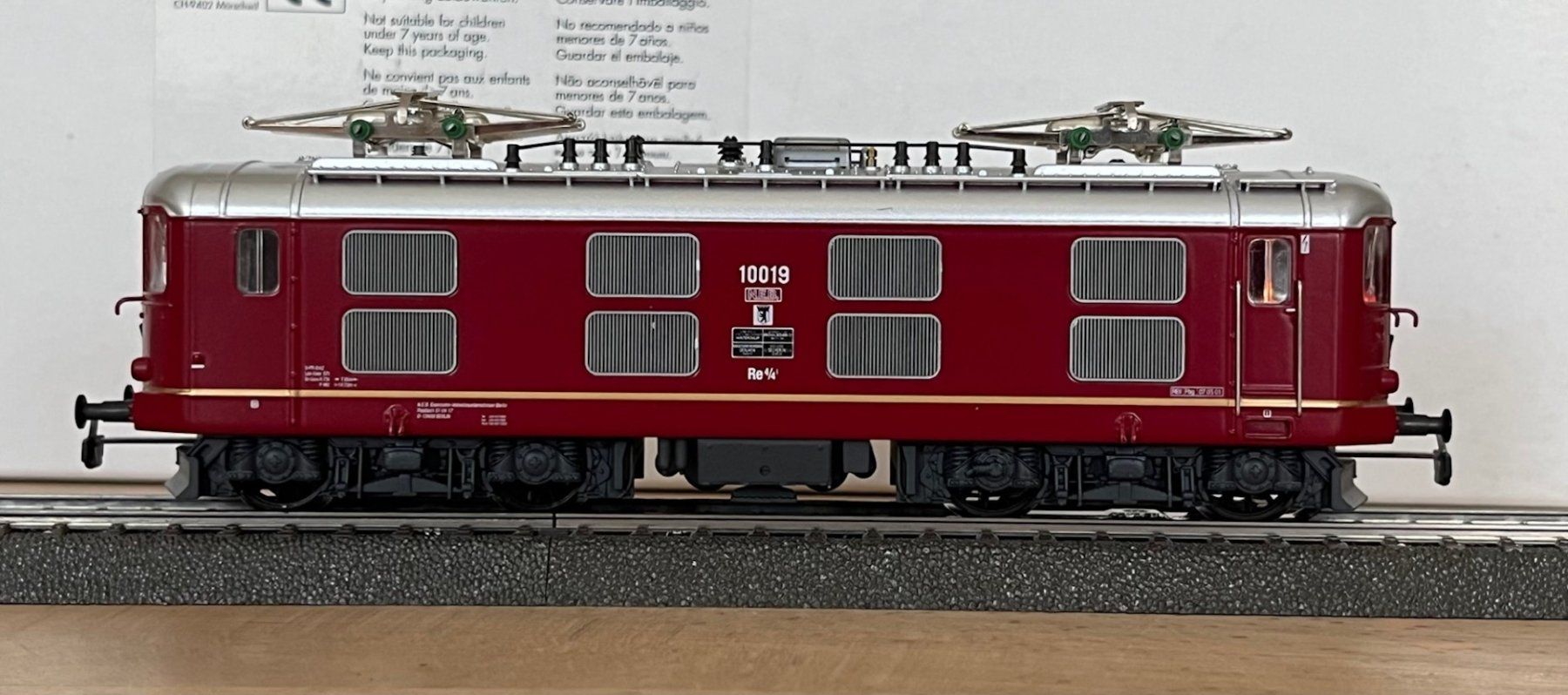 Hag Modellini di ferrovie: Re 4/4 I NEB Hag - AC digital – Usato da Winterthur venduto da dond1 2