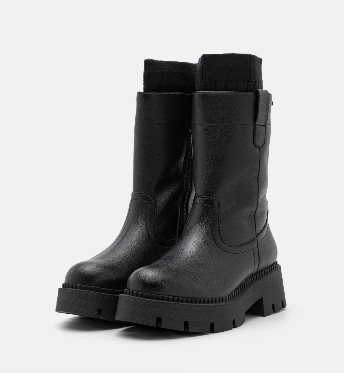 Tamaris Scarpe da donna: Plateaustiefel schwarz von Tamaris – Usato da Riedholz venduto da rebeccas 6