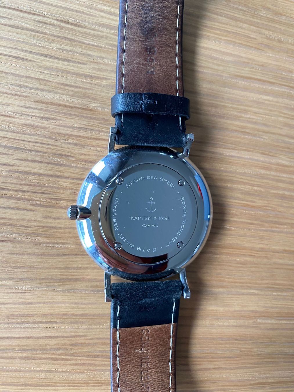Kapten & Son Orologi: Kapten and Son Uhr / schwarz & silber – Usato da Fehraltorf venduto da Ilgmeischter 1