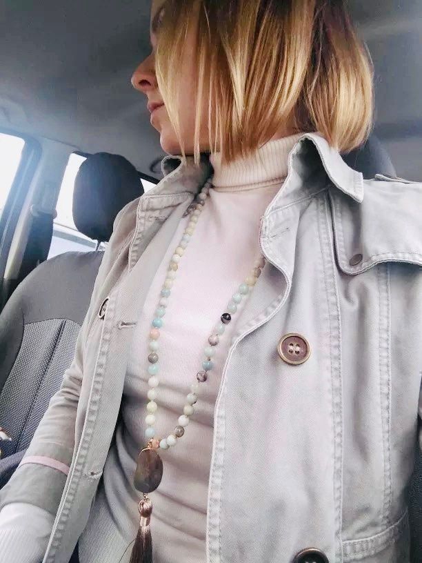 Catenine: Halskette Lariat Boho-Style Amazonit NEU – Nuovo e nell'imballaggio originale da Lachen SZ venduto da Luxolino 2