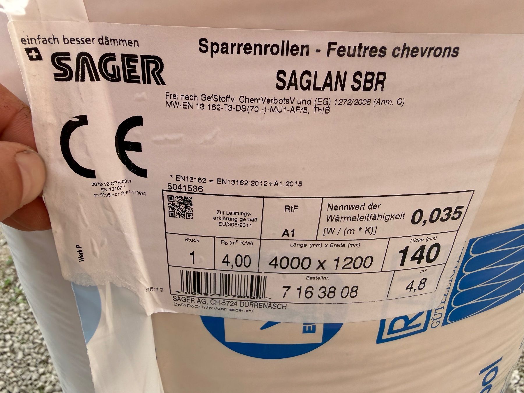 Matériau de remplissage: Isolation, 140er Sparrenisolation – D'occasion à Riniken par Bikergirl 1