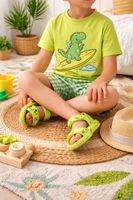 SANDALES ENFANT JAUNES