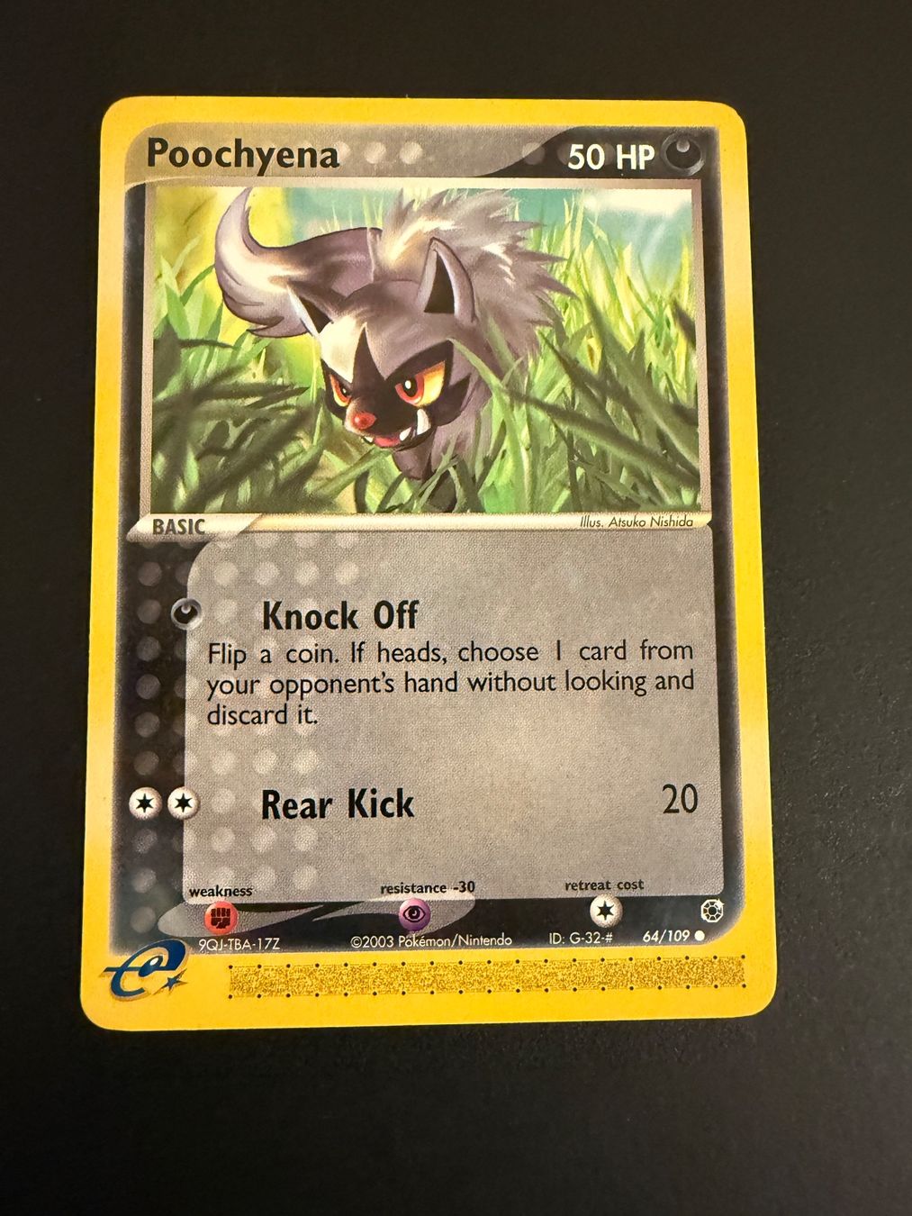 Pokémon Cartes à collectionner: Poochyena - 64/109 - EX Ruby and Sapphire – D'occasion à Zürich par pokemon_cards