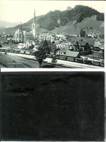 Escholzmatt LU Bahnhof AK + Negativ  ca. 1910 Lot 7