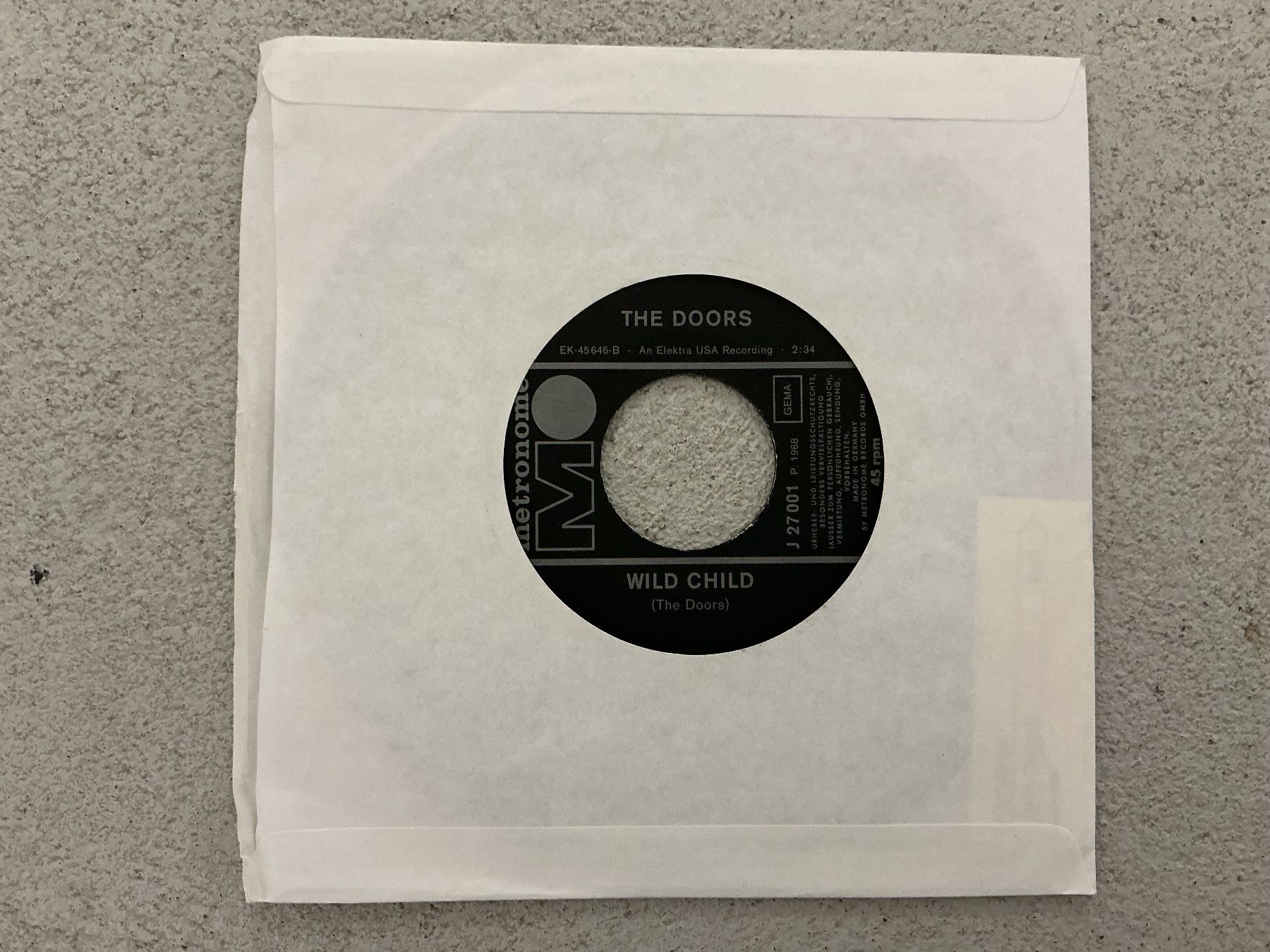 Dischi in vinile: The Doors Single  - Touch Me / Wild Child – Usato da Winterthur venduto da Tumko_7_Vinyl