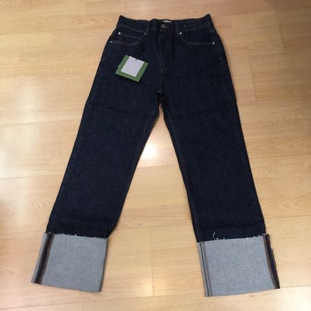 Marella Rslim Damen Jeans dunkelblau breiter Umschlag Gr 36