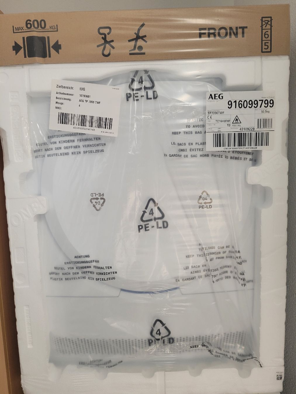 AEG Wäschetrockner: Wäschetrockner  – Neu und originalverpackt aus Bürglen UR von arn_vd7p