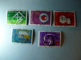 1981 Sonderpostmarken 663-667 ET Vollst.
