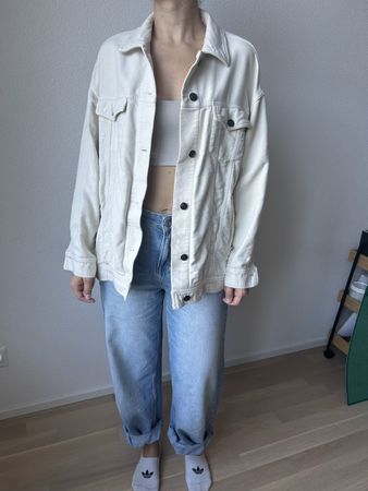 Jeansjacke hellbeige