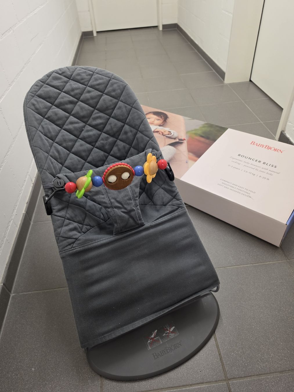Babybjörn Sdraiette & Sdraiette a dondolo: Babybjörn Wippe + Spielbogen – Usato da Steinmaur venduto da DS89 1