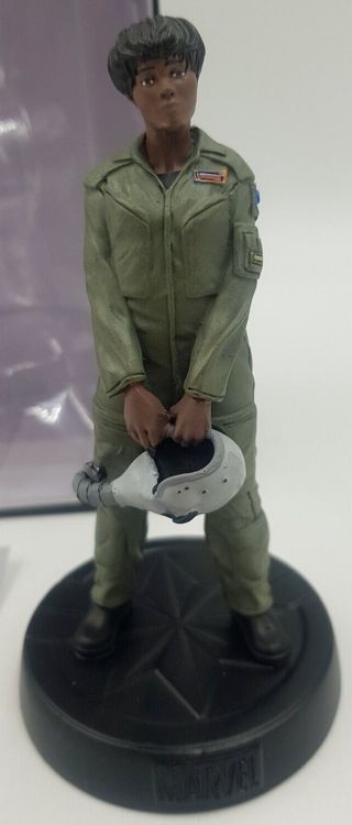 Figurina Marvel Eaglemoss Maria Rambeau N.117, Collection Super Héros, 13 Cm, Con Rivista In Francese - Foto 1