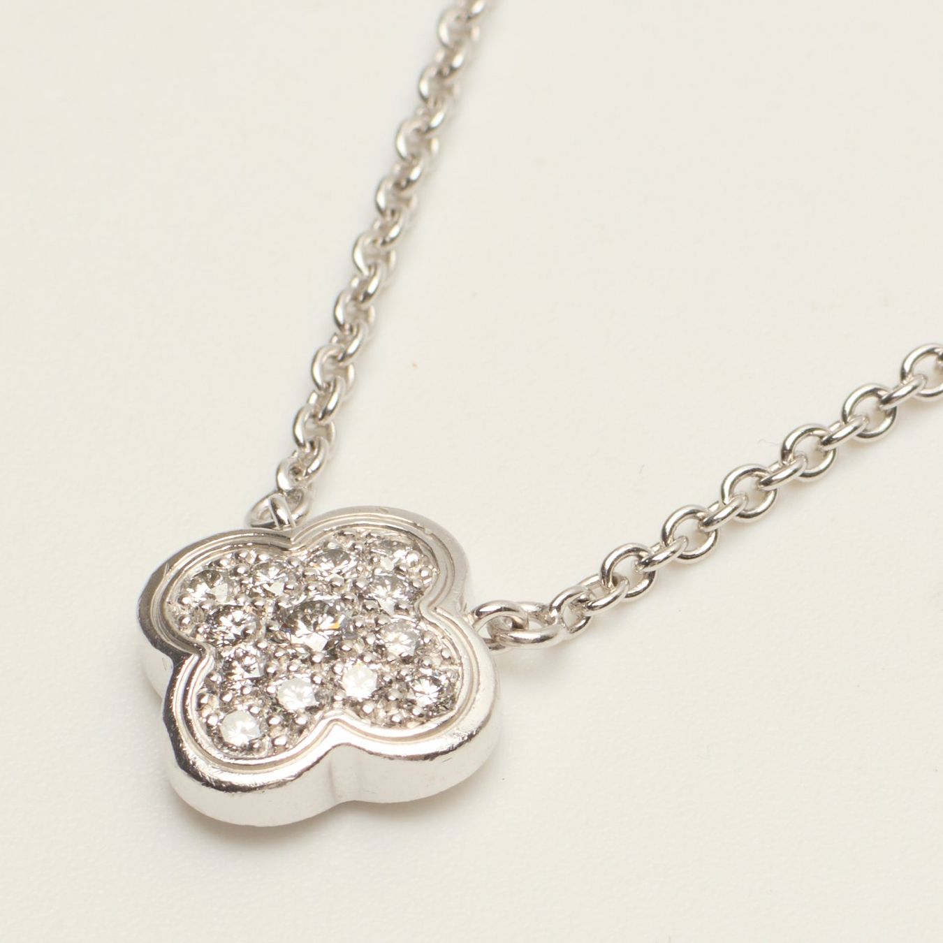 Van Cleef Catenine: RARE Authentique Collier VAN CLEEF ARPELS Alhambra diamant – Usato da Carouge GE venduto da TLD 2