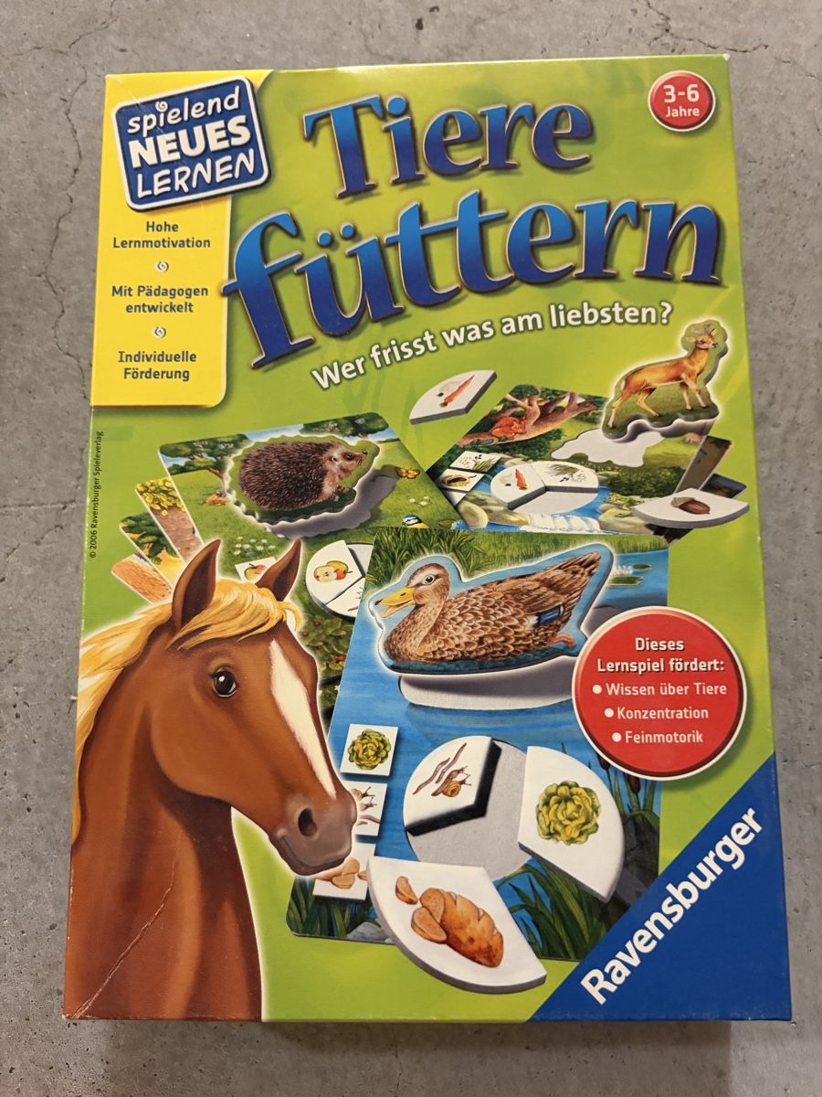 Ravensburger Spiele: Tiere füttern Lernspiel – Neu (gemäss Beschreibung) aus Zürich von Stingosaurus