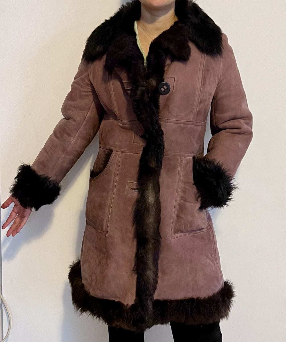 Mäntel: Warm Real Fur Coat - Gr. S 36 – Gebraucht aus Oberengstringen von PrelovedTreasures