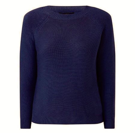 Max Mara Weekend BW Strick Pullover CASERTA marine Gr L neu