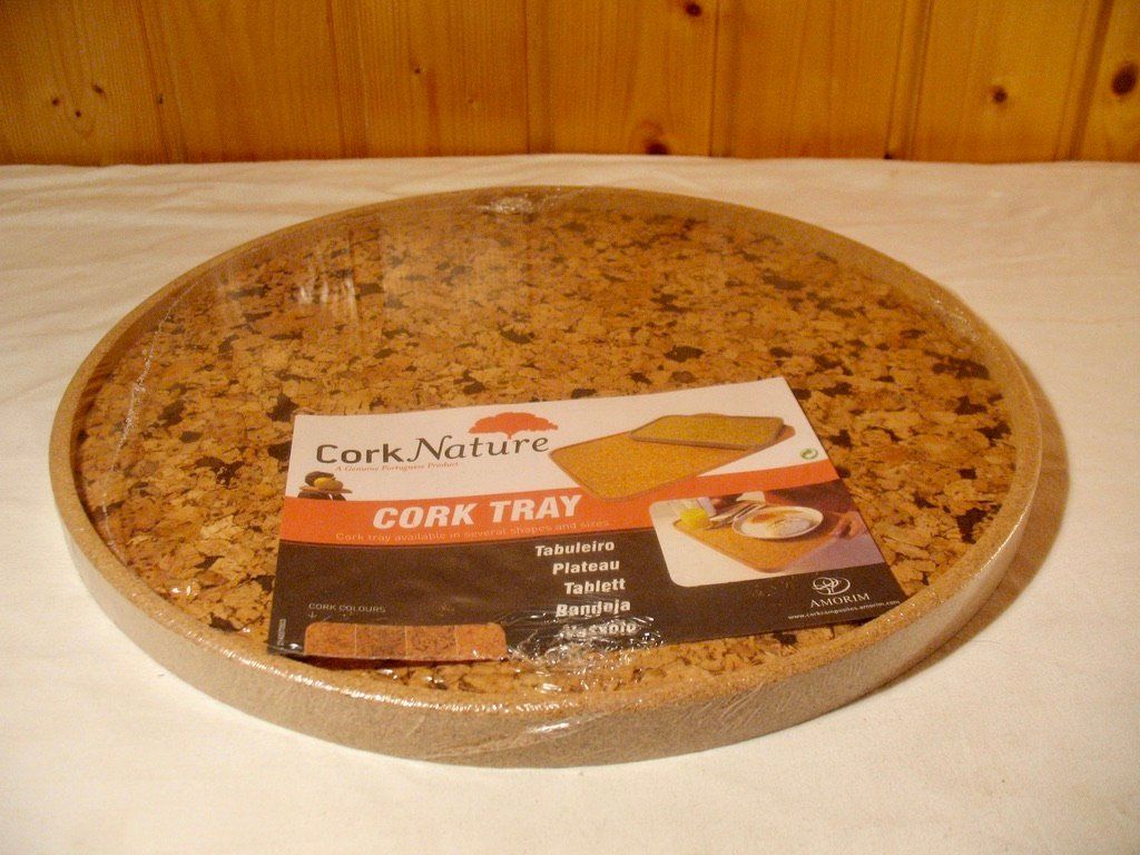 Piatti di portata: Kork Tablett Serviertablett Teller AMORIM rund stilvoll – Nuovo (secondo la descrizione) da Wil ZH venduto da Arbolero 6