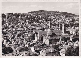 St. Gallen - Flugaufnahme Stadtansicht. 1951