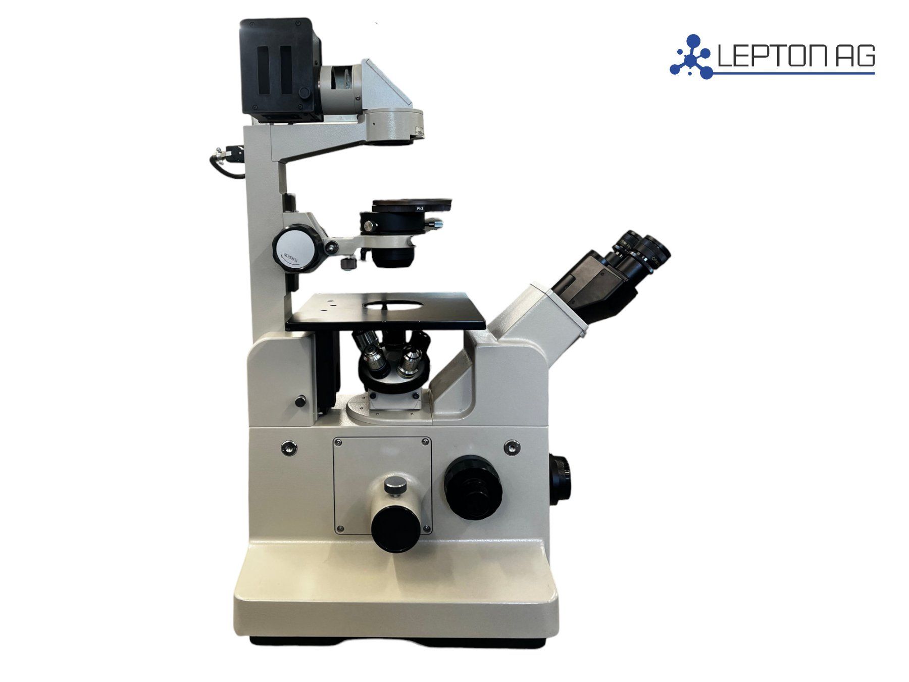 Accessori da laboratorio: Nikon Diaphot Inverted Phasenkontrast Mikroskop – Usato da Niederdorf venduto da LeptonAG_Labor 3