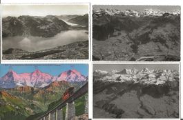 Niesen-Bahn BE 4 AK ab ca.1930 3x Panorama sehr gut erhalten