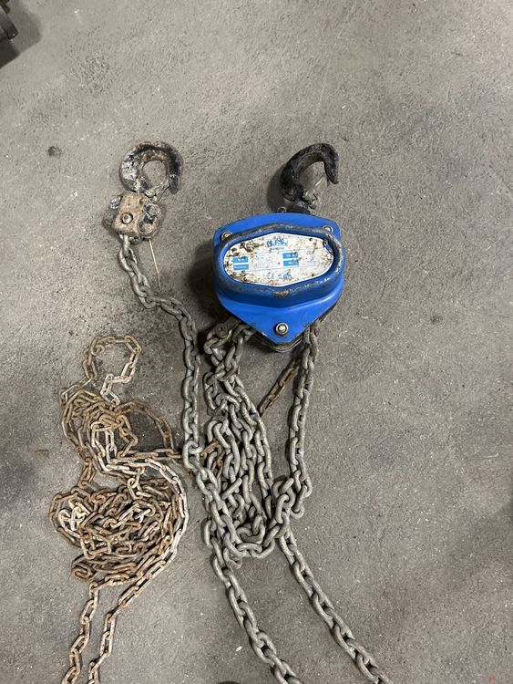 Vigor Hand-Kettenzug 1000kg - 2,5m Manueller Flaschenzug Für Schwere Lasten