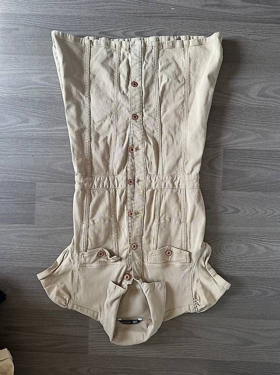 Vestiti: Robe bustier beige en jean – Nuovo e nell'imballaggio originale da Plan-les-ouates venduto da Jordane.S
