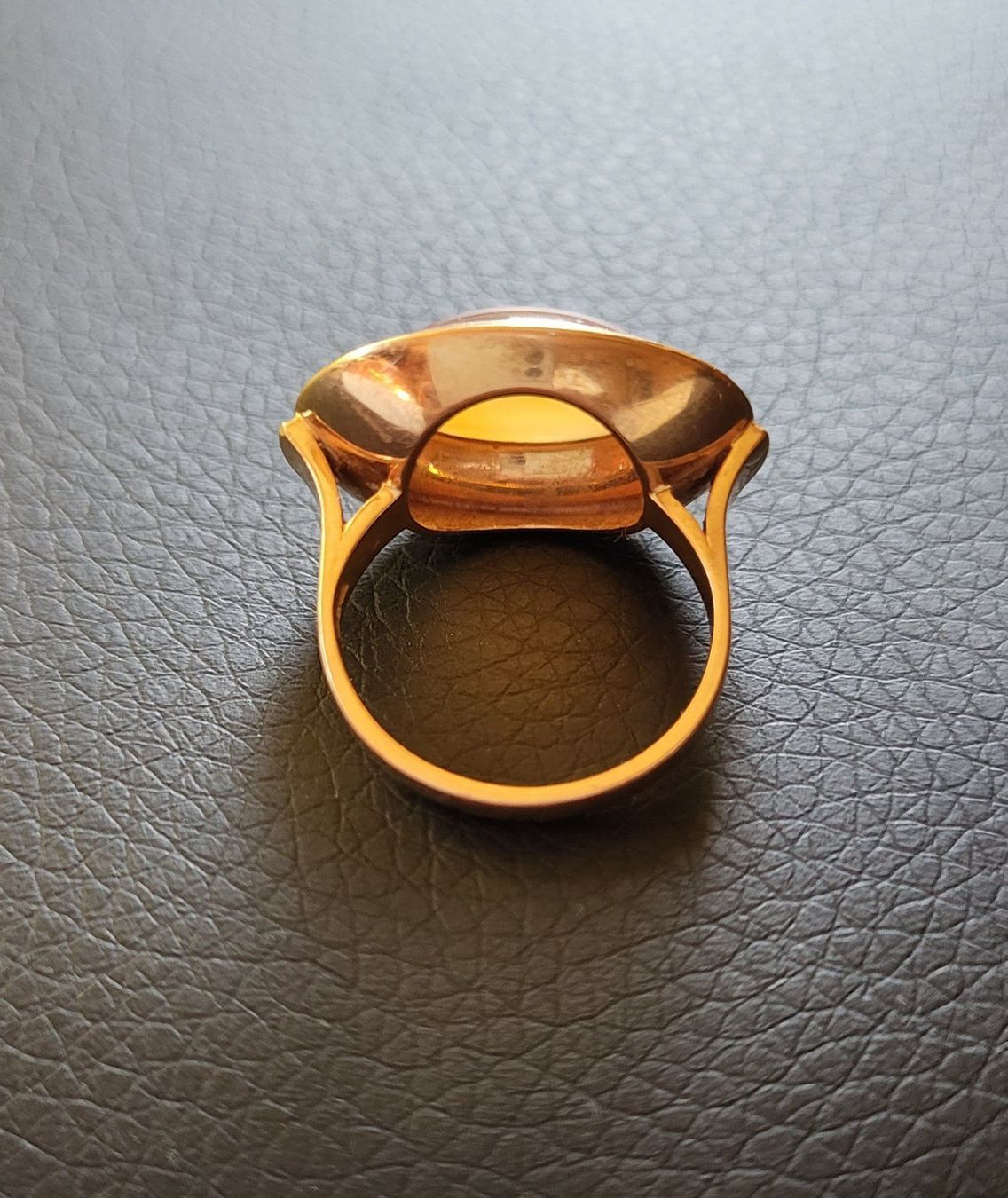Anelli: Gold 750 Massiv Rose Gold Ring Mit Stein – Usato da Wald ZH venduto da Dasilver 2